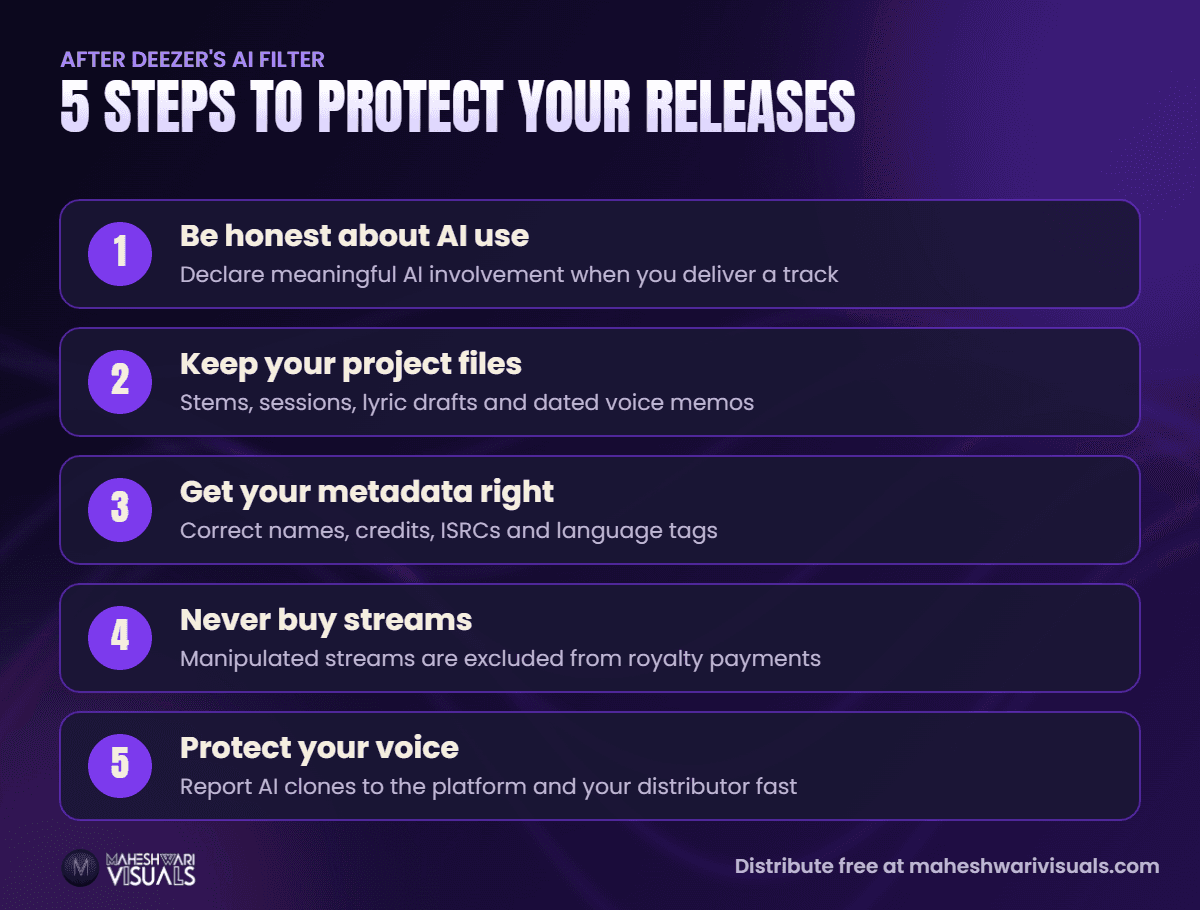 Five steps for Indian artists after Deezer's AI music filter announcement